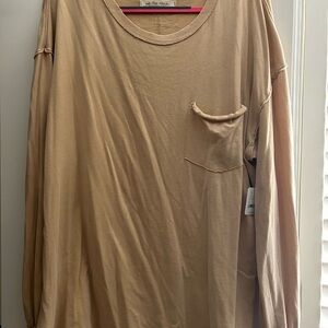 Free People long sleeved oversized shirt